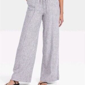 A new day Striped Wide-Leg Pants
